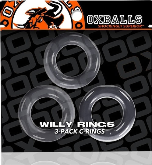 Oxballs Willy Rings 3τμχ Clear