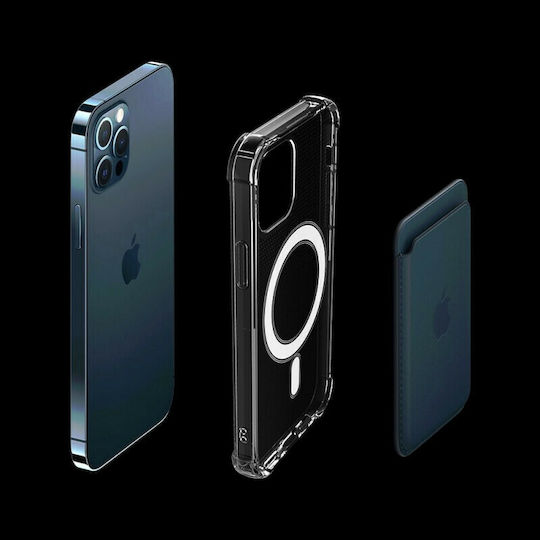 Hurtel MagSafe Back Cover Σιλικόνης Διάφανο (iPhone 12 / 12 Pro)
