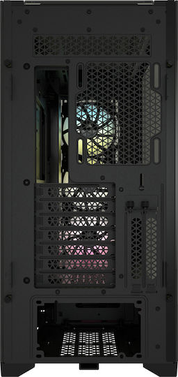 Corsair iCUE 5000X RGB Gaming Midi Tower Computer Case with Side Window Black