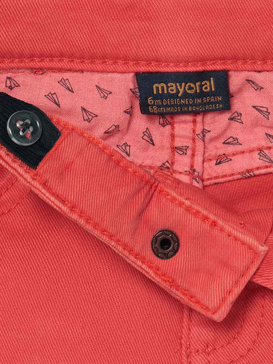 Mayoral Kids' Jeans Trousers Red