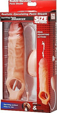 XR Realistic Ejaculating Penis Sheath Προέκταση Πέους Flesh 24cm