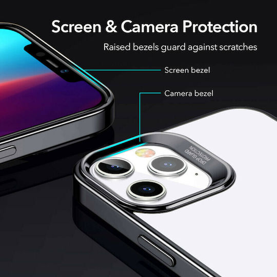 ESR Halo Back Cover Σιλικόνης 0.75mm Ασημί (iPhone 12 Pro Max)