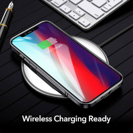 ESR Halo Back Cover Σιλικόνης 0.75mm Ασημί (iPhone 12 Pro Max)