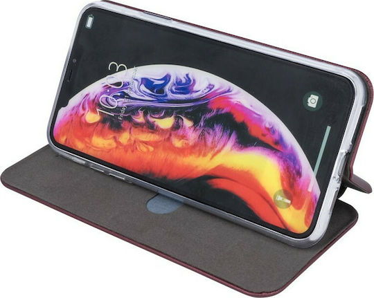 Forcell Elegance Book Piele artificială Burgundy (Galaxy A71)