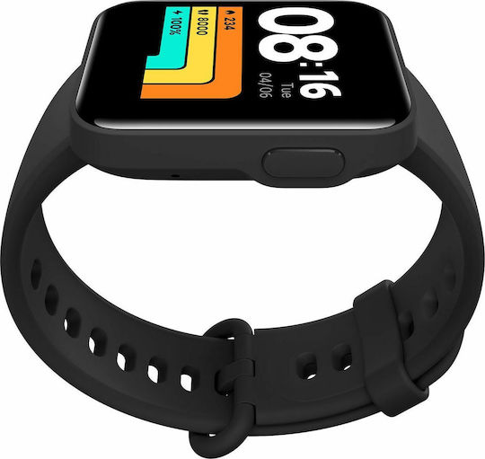 Xiaomi Mi Watch Lite 41mm Αδιάβροχο με Παλμογράφο (Black)