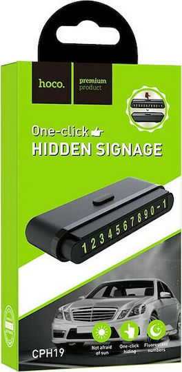 Hoco One-click Temporary Parking Plate Concealment Label