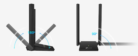 TP-LINK Archer T4U Plus USB Network Adapter with Wireless Wi-Fi Connection 1300Mbps Standard v1