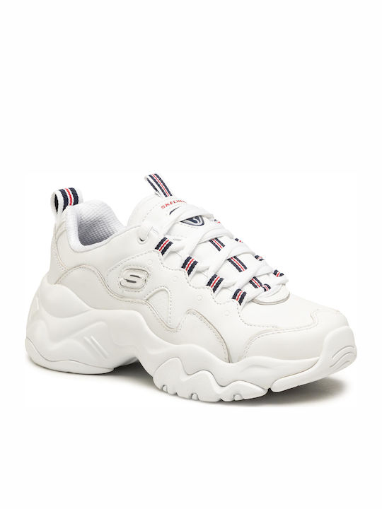 Skechers D'Lites 3.0 Chunky Sneakers White