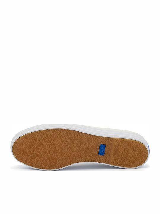Triple Kick Damen Flatforms Sneakers Weiß