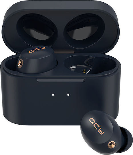 QCY HT01 In-Ear Bluetooth-Freisprecheinrichtung Kopfhörer mit Ladeetui Schwarz