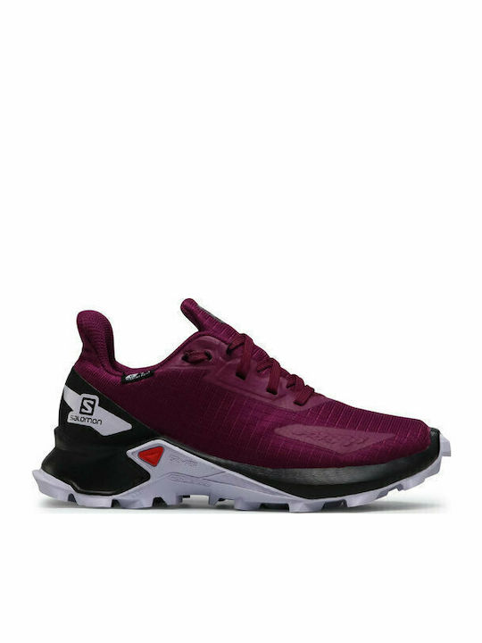 Alphacross Blast Waterproof Kids Sports Shoes Running with Laces Purple
