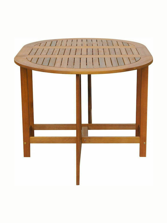 Outdoor Garden Table from Acacia Foldable 130x90x72cm