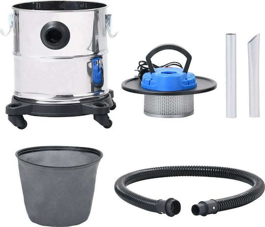 vidaXL Aschesauger 1200W mit Behälter 20Es