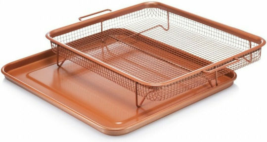 Pyramis Crispy Tray Ταψί για Τηγάνισμα Τρυπητό Ταψί από Χαλκό με Αντικολλητική Επίστρωση