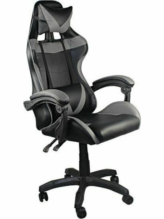 Woodwell BF7850 Artificial Leather Gaming Chair Black / Gray