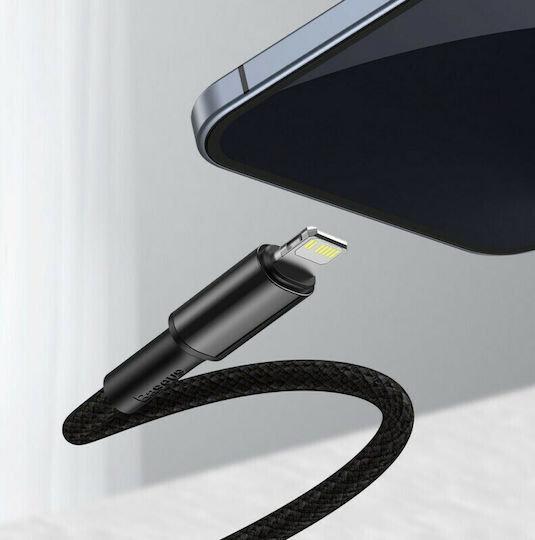 Baseus High Density Braided USB-C to Lightning Cable 20W Black 1m (CATLGD-01)