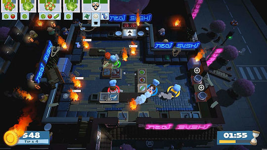 Overcooked! & Overcooked! 2 PS4 Game