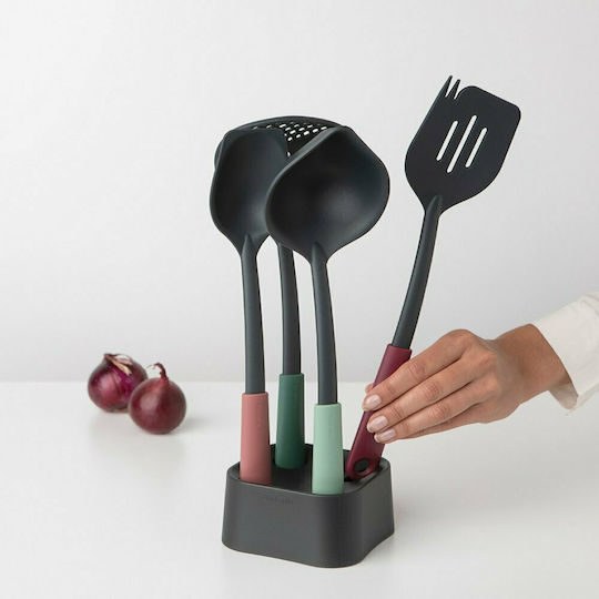 Brabantia Plastic Cooking Utensil Set Multicolour Tasty 5pcs