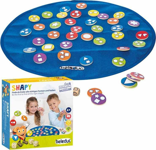Board Game Shapy for 1-8 Players 4+ Years Old (EN) Beleduc