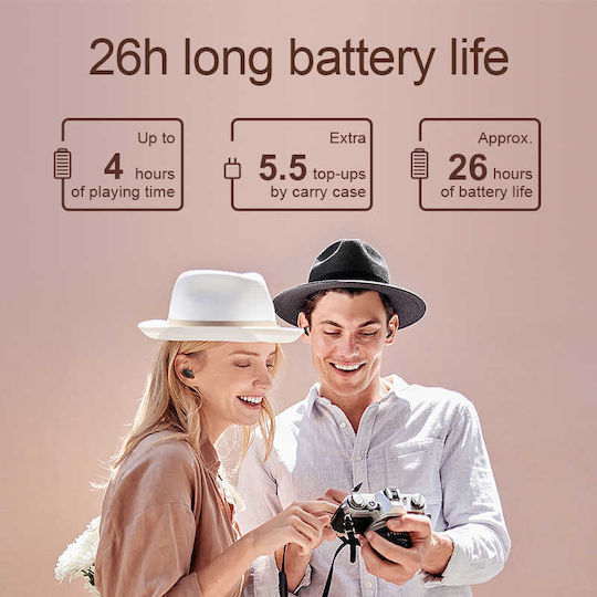 Haylou GT1 Pro In-Ear Bluetooth-Freisprecheinrichtung Kopfhörer mit Schweißresistenz und Ladeetui Schwarz