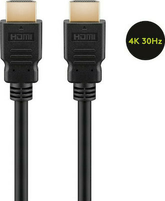 Goobay HDMI 1.4 Cable HDMI male - HDMI male 1.5m Μαύρο