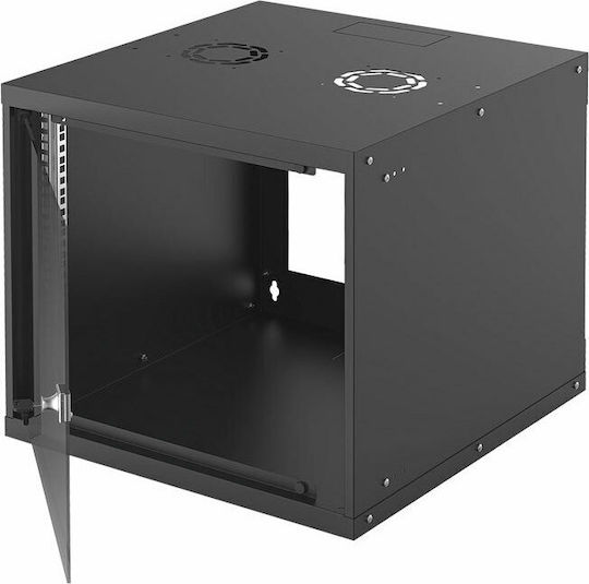 Intellinet Επιτοίχια Καμπίνα Rack 9U Ασυναρμολόγητη 56x54x48.7cm Μαύρο 714808