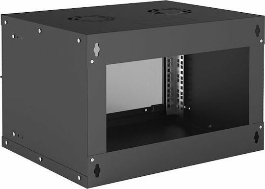 Intellinet Монтиран на стена Рак кабинет 6U 54x40x35.3см Черен 714143