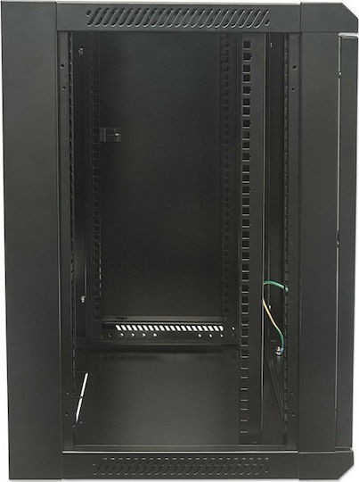 Intellinet Wandmontiert Rack-Schrank 15U Unmontiert 57x60x77cm Schwarz 711951