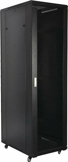 Safewell Επιδαπέδια Καμπίνα Rack 42U Ασυναρμολόγητη 60x60x205cm Μαύρο SNB6642