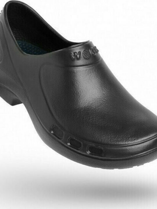 Wock Everlite Clogs Schwarz