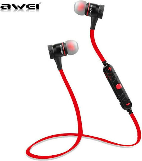 Awei A920BL In ear Bluetooth хендсфри Слушалки с Устойчивост на Пот Червен