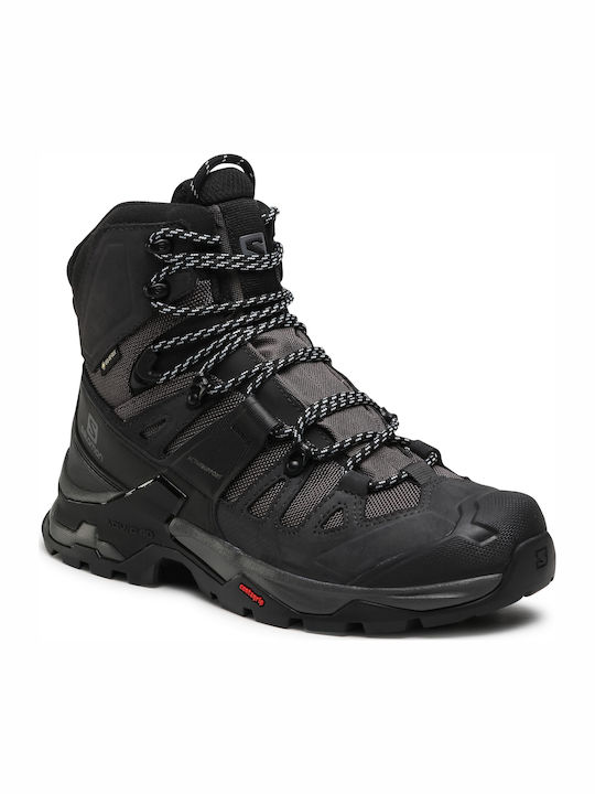 Salomon Quest 4 GTX Men's Hiking Boots Waterproof With Gore-Tex Membrane Magnet / Black / Quarry