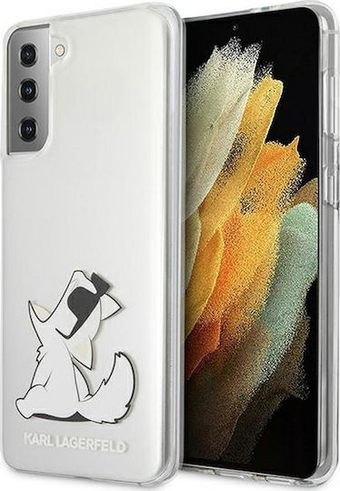 Karl Lagerfeld Choupette Eats Back Cover Σιλικόνης Διάφανο (Galaxy S21+ 5G)