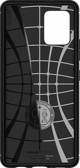 Spigen Rugged Armor Back Cover Σιλικόνης 2mm Μαύρο (Galaxy A12)