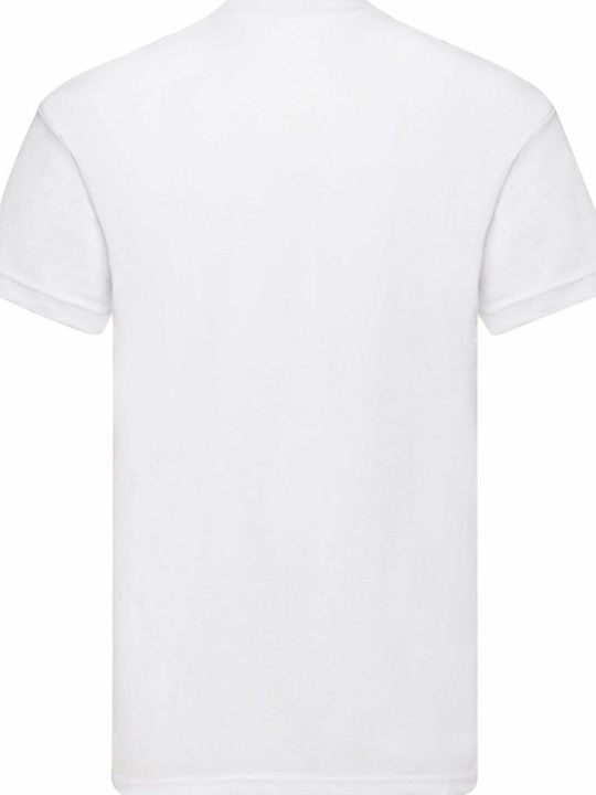 Fruit of the Loom Valueweight Τ Men's Short Sleeve Promotional T-Shirt White