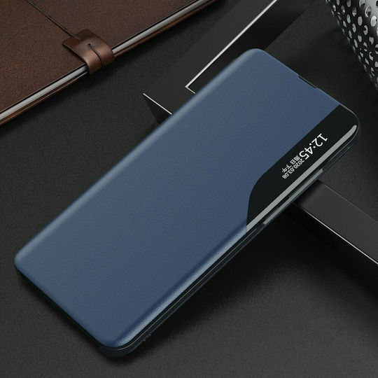 Hurtel Eco Leather View Buchen Sie Synthetisches Leder Blau (Galaxy Note 10)