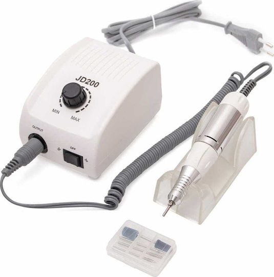 JSDA JD200 Nagelfräser Strom 35W Weiß mit 30000 Umdrehungen pro Minute