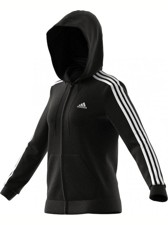 Essentials Women's Sweatshirt Jacket Hooded Black