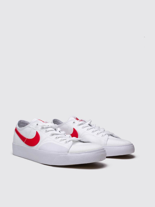 Nike SB Blazer Court Herren Sneakers White / University Red