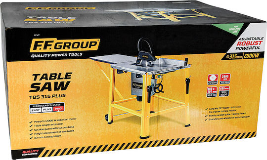 FFG TBS 315 Plus Bandsäge mit Leistung 2200W, Sägeblattdurchmesser 315mm & Schnittgeschwindigkeit 2980Umdrehungen pro Minute