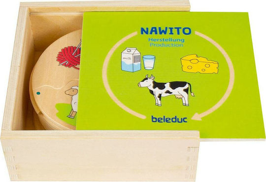 Ξύλινο Παιδικό Puzzle Nawito για 4+ Ετών 30pcs Beleduc