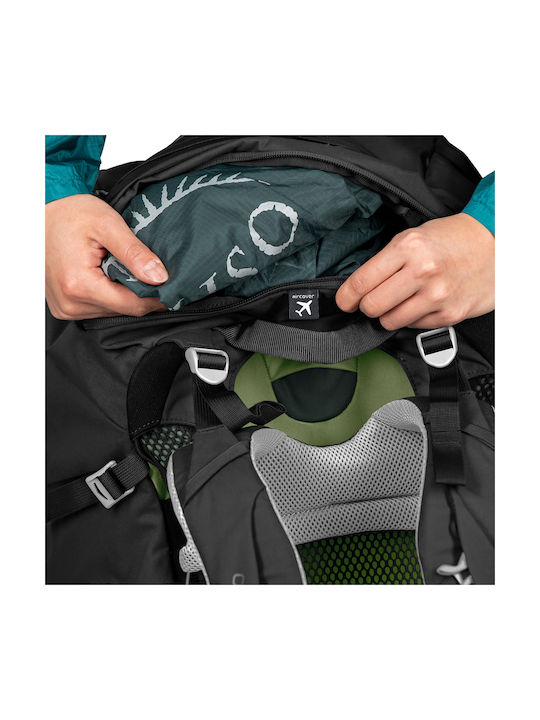 Osprey Farpoint Trek 55 Ορειβατικό Σακίδιο 55lt Αδιάβροχο Μαύρο Trekking