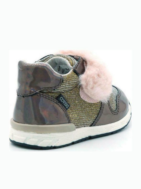 Sneakers E69S115 Παιδικά Sneakers με Σκρατς Χρυσά