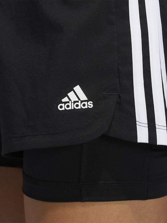 Pacer 3-Stripes Women's Sporty Shorts Black