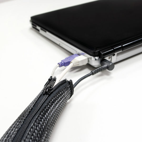 LogiLink Kabel-Flex-Wrap Schwarz KAB0046 1 Stück