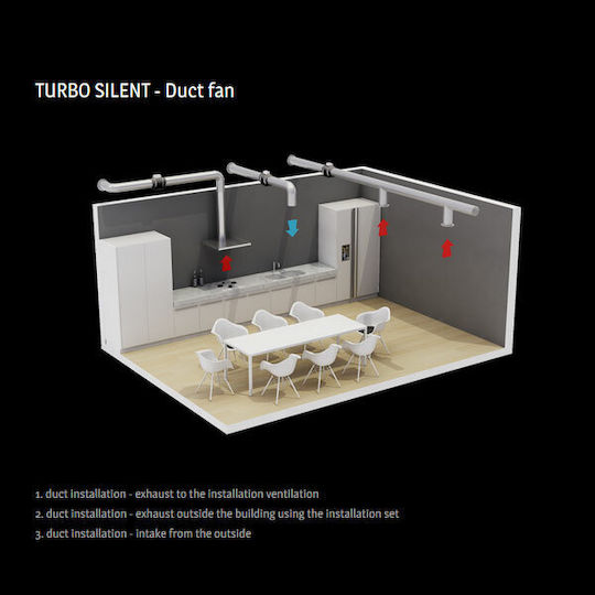 Dospel Turbo Silent Industrial Ducts / Air Ventilator 160mm