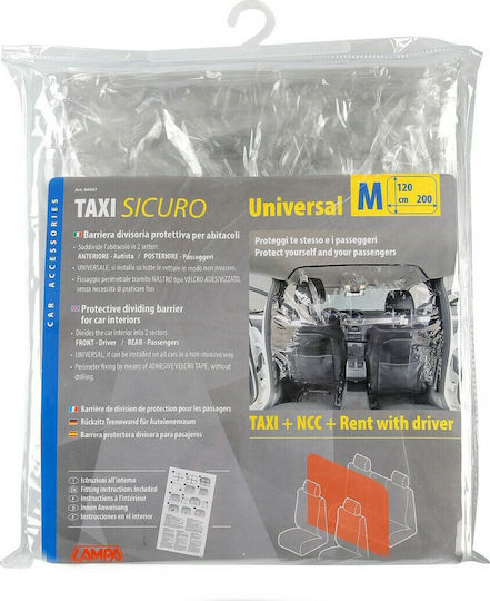 Lampa Car Seat Protector Driver's Passenger Taxi Nylon Protective Divider 240x140 cm