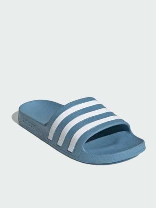 Adidas Adilette Frauen Flip Flops in Hellblau Farbe