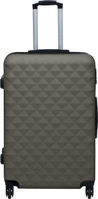 vidaXL Set of Suitcases Gray Set 2pcs 92432