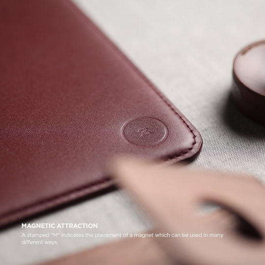 Elago Leather Mouse Pad (250mm) Burgundy ELEPAD-BGD